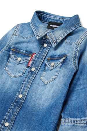 Camicia in denim con logo DSQUARED KIDS | DQ033GD0AFPDQ01